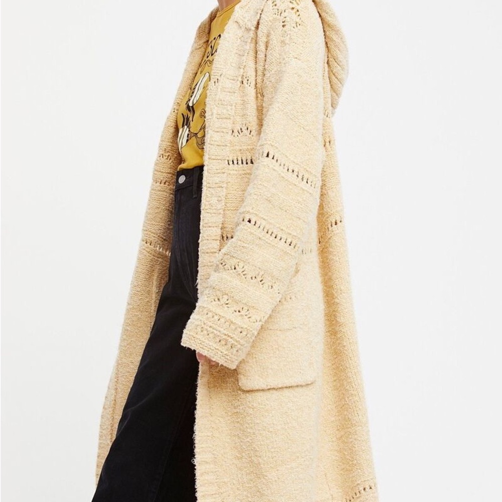 Cozy Light Yellow Knit Cardigan